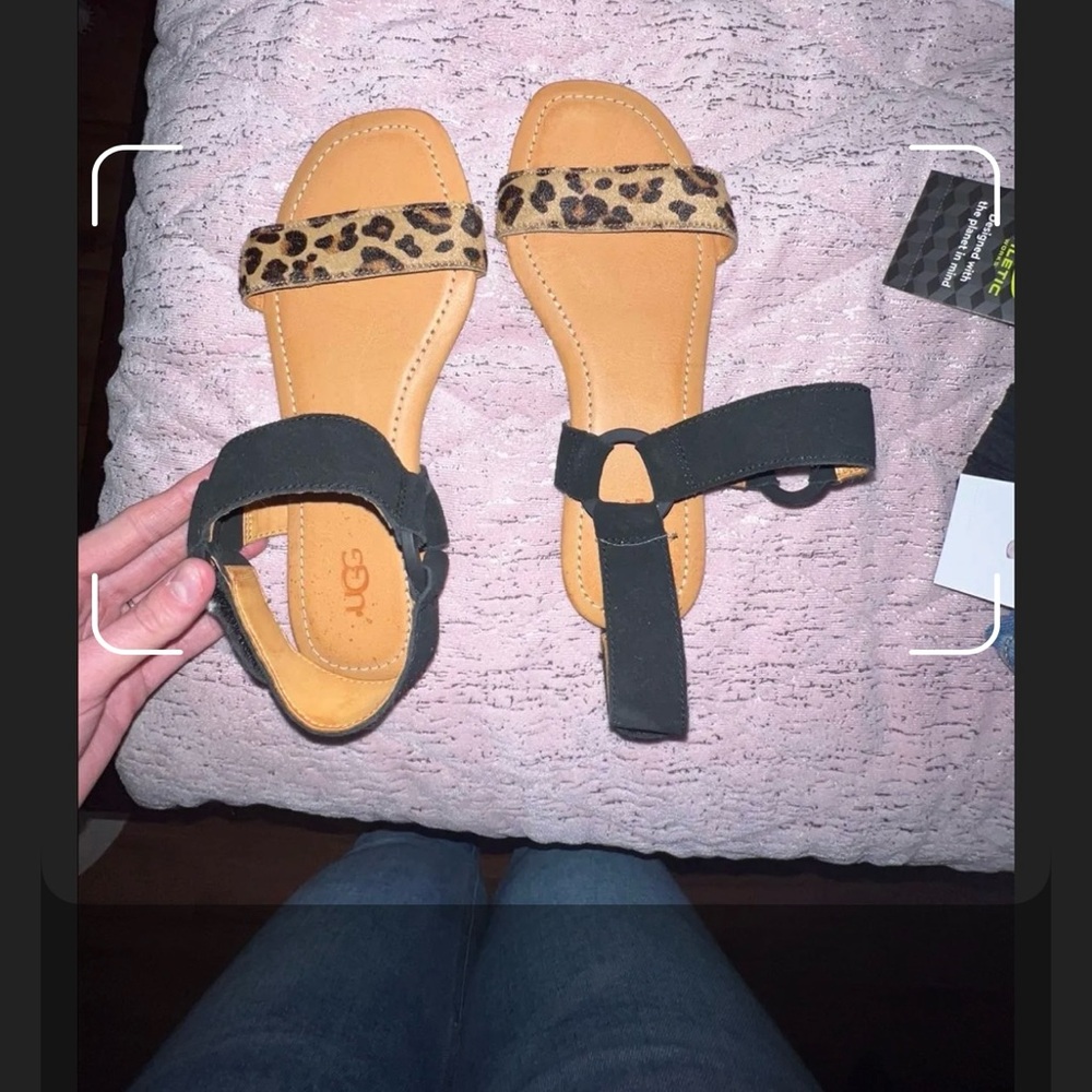 UGG Leopard Print Sandals